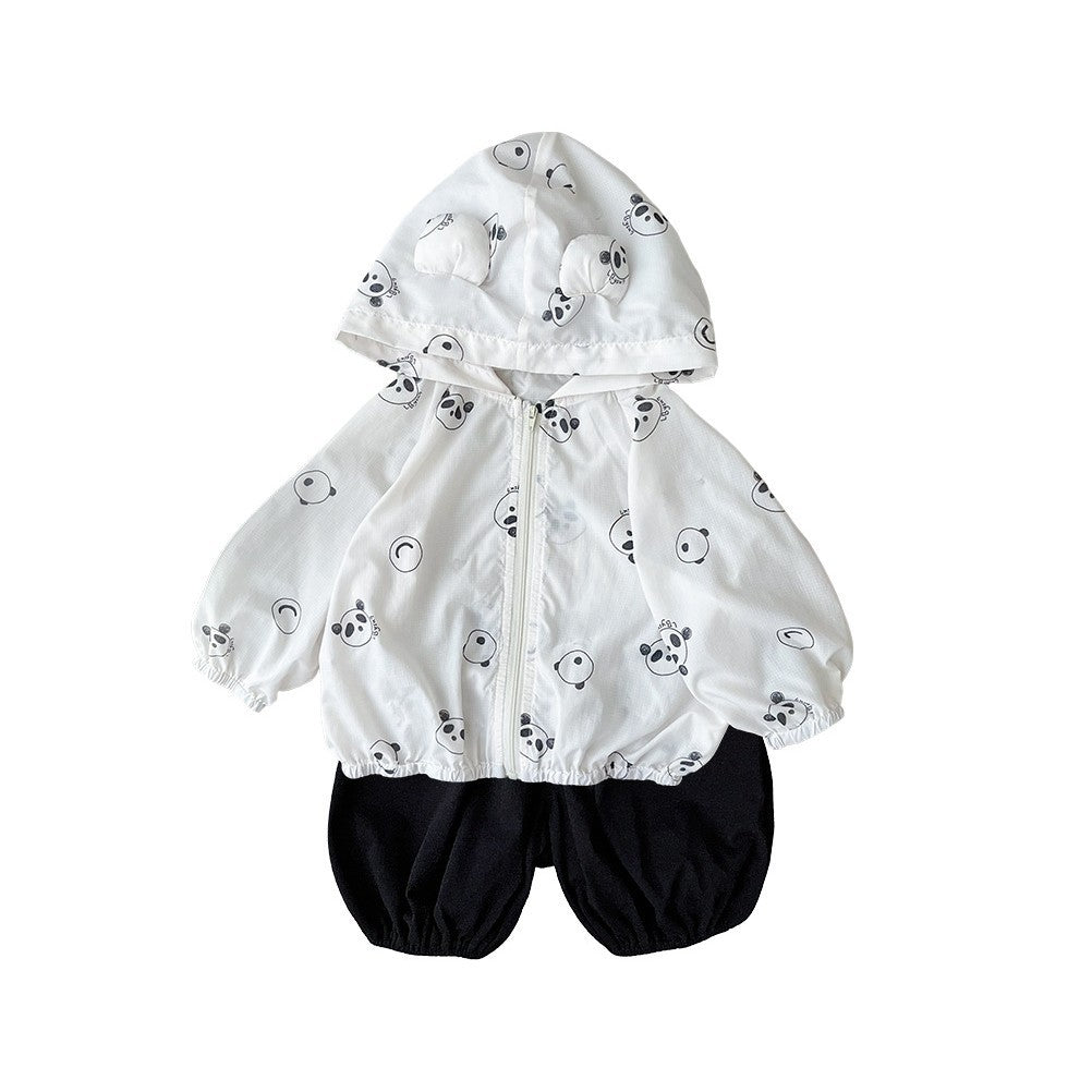 Outfit for Toddler Boys, Cool-Feel Vest T-Shirt and Shorts Set