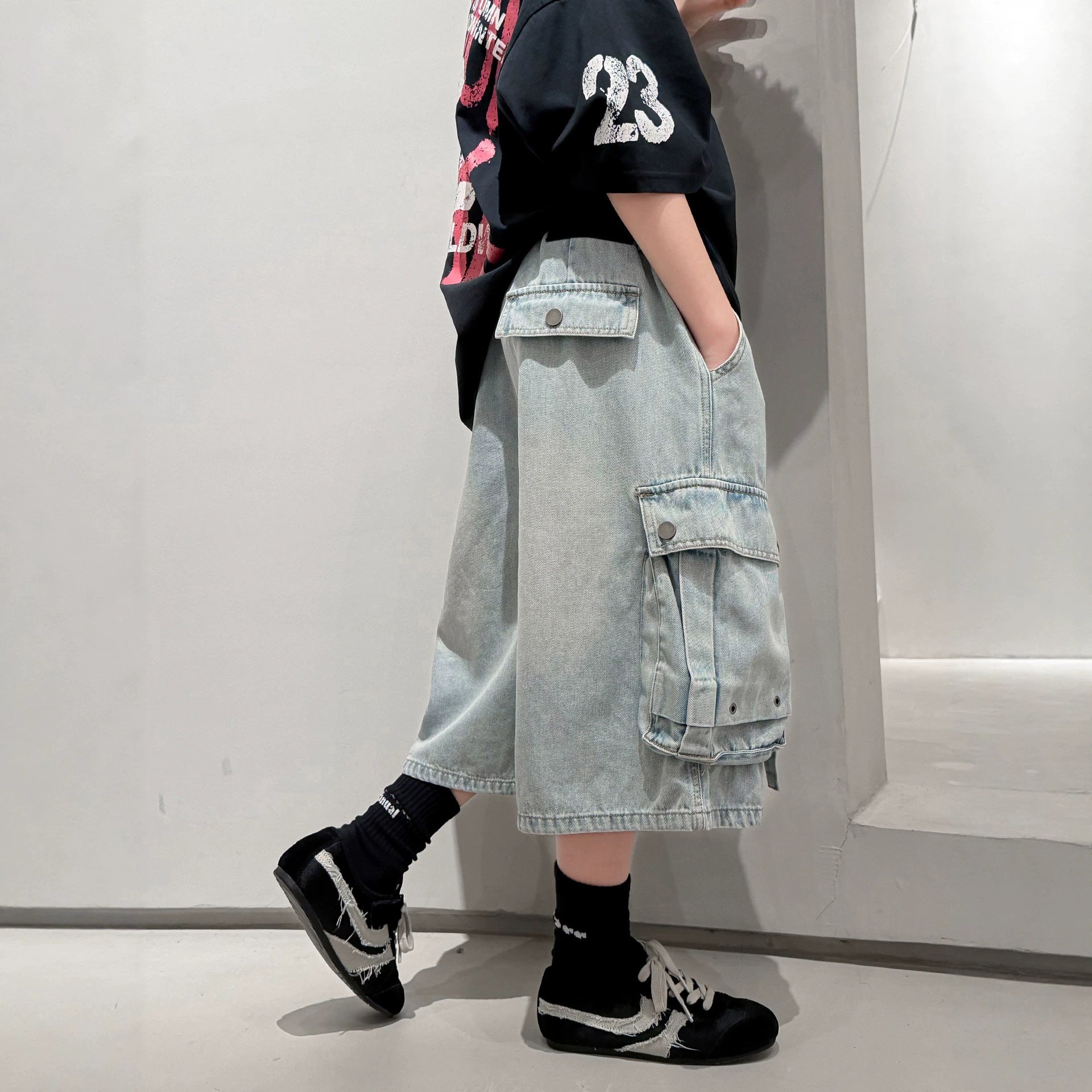 Boy's Denim Shorts, Casual Pants for Kids