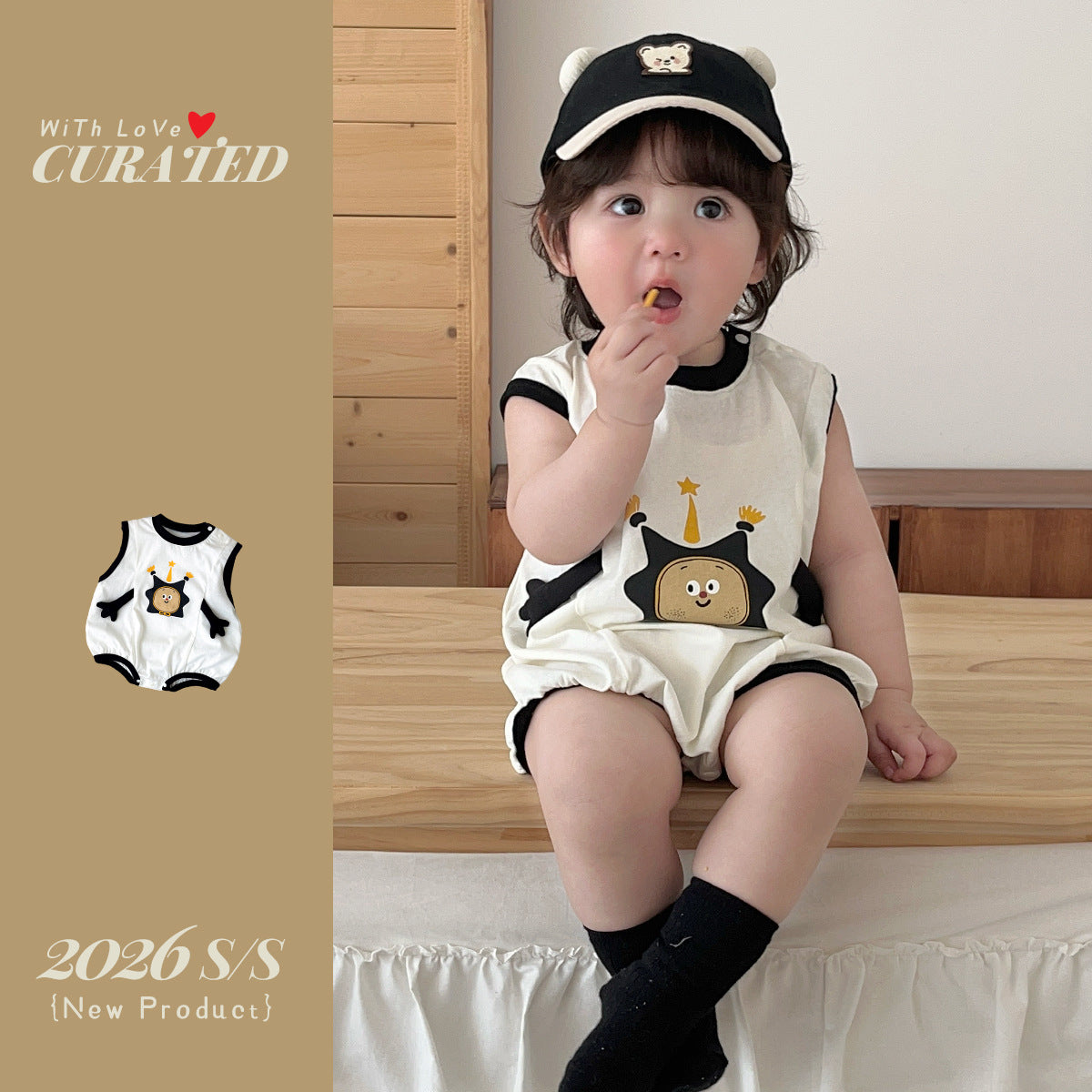 Baby Boy Romper Outfit Infant One-Piece Star Print Crawler Suit for Toddlers