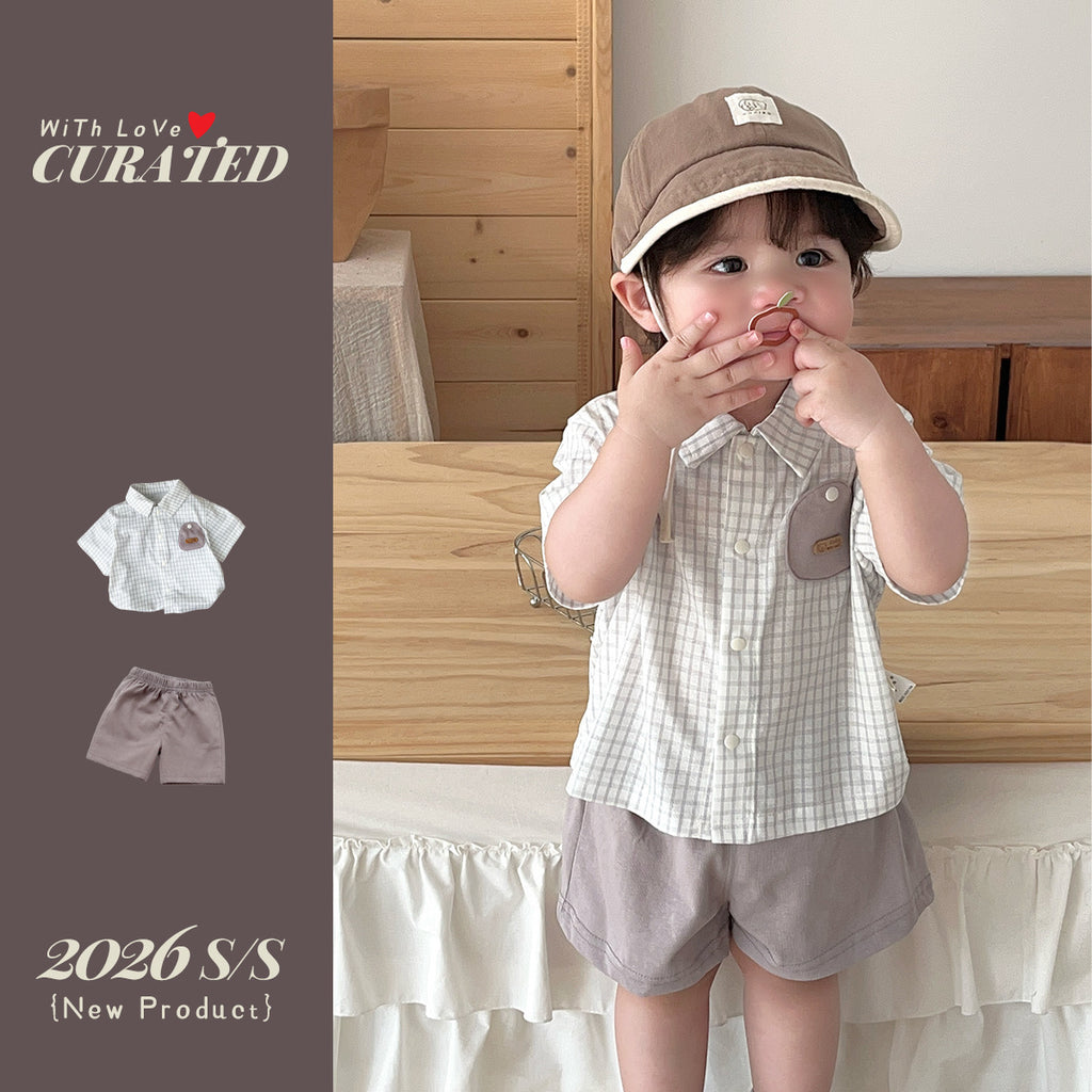 Ultra-Comfortable  Boy's Shirt Short Sleeve Cool T-Shirt Baby Boy Outfit