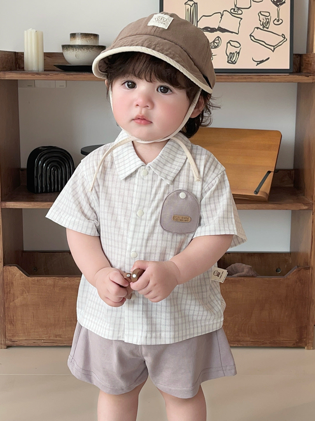 Ultra-Comfortable  Boy's Shirt Short Sleeve Cool T-Shirt Baby Boy Outfit