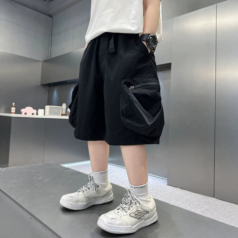 Boy's Cargo Shorts Trendy Kids Pants