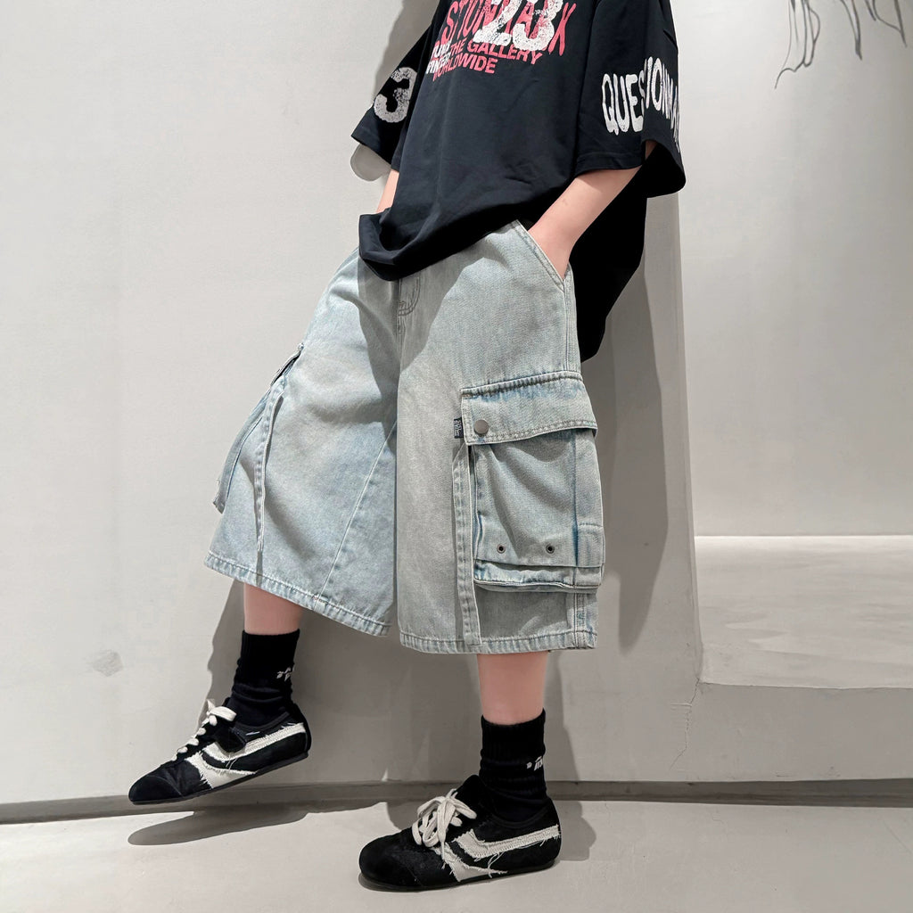 Boy's Denim Shorts, Casual Pants for Kids
