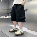 Cargo Shorts for Boys Five-Panel Pants Kids Mid to Large Size Trendy  Wear