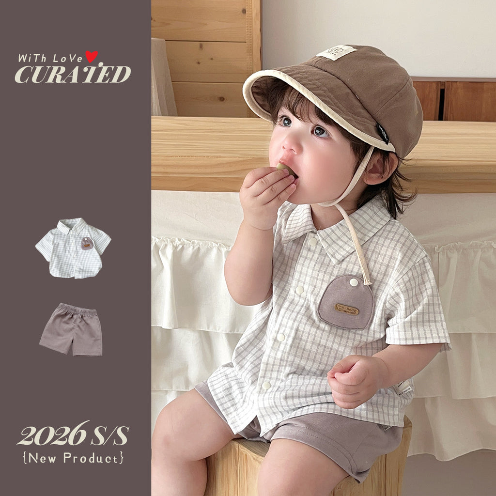 Ultra-Comfortable  Boy's Shirt Short Sleeve Cool T-Shirt Baby Boy Outfit