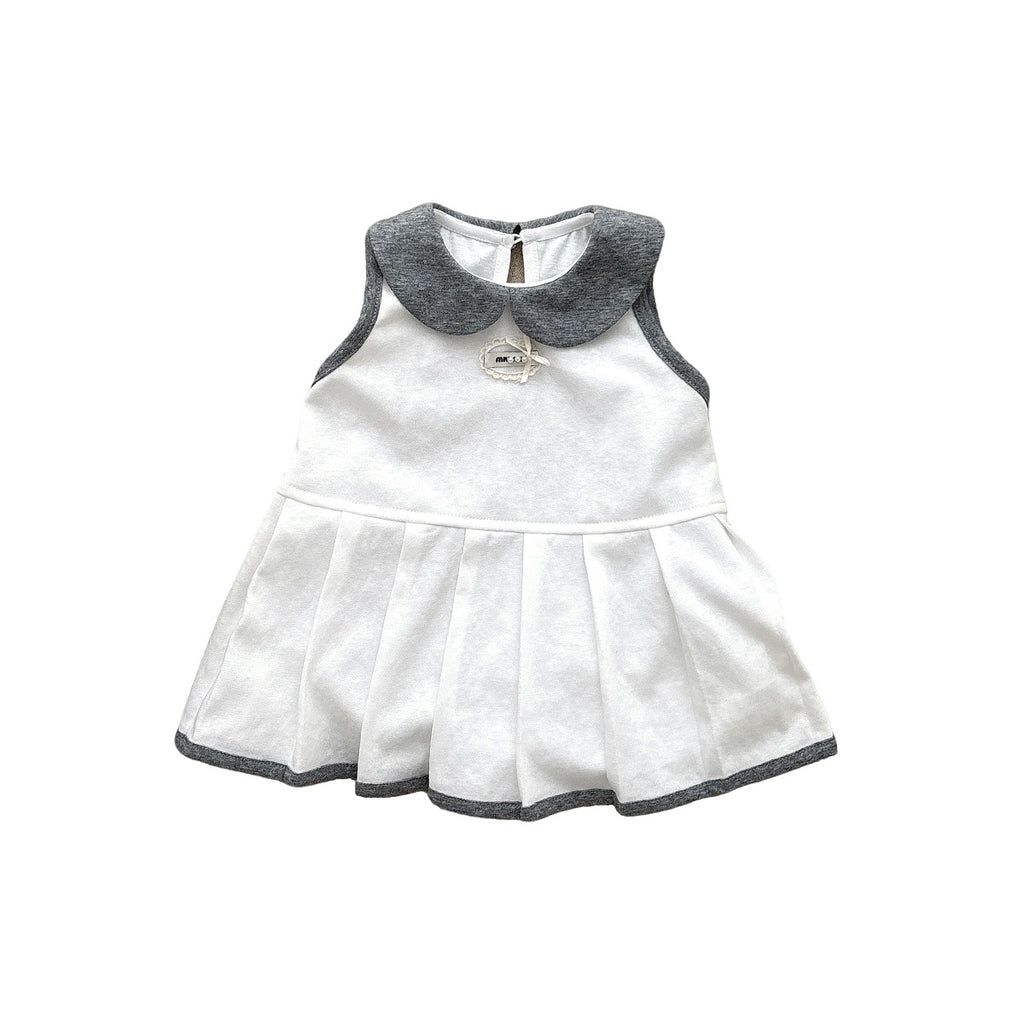 Baby Girl Clothing Chic Mini Dress Children's Sleeveless Dress