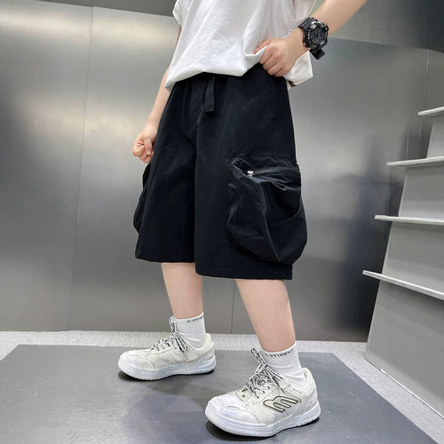 Boy's Cargo Shorts Trendy Kids Pants