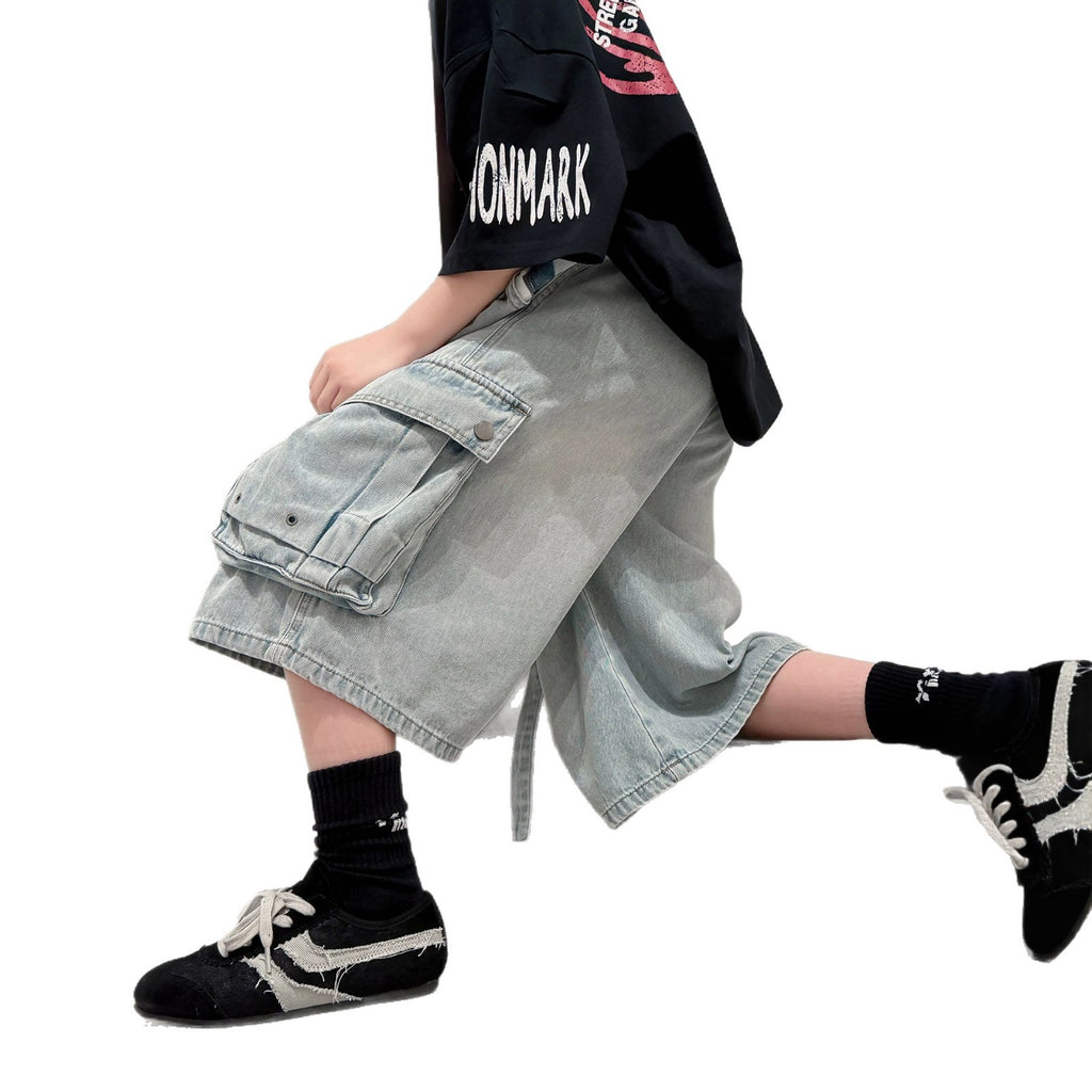 Boy's Denim Shorts, Casual Pants for Kids