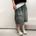 Denim Shorts for Boys Mid-Length Pants Trendy Cool