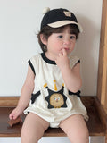 Baby Boy Romper Outfit Infant One-Piece Star Print Crawler Suit for Toddlers