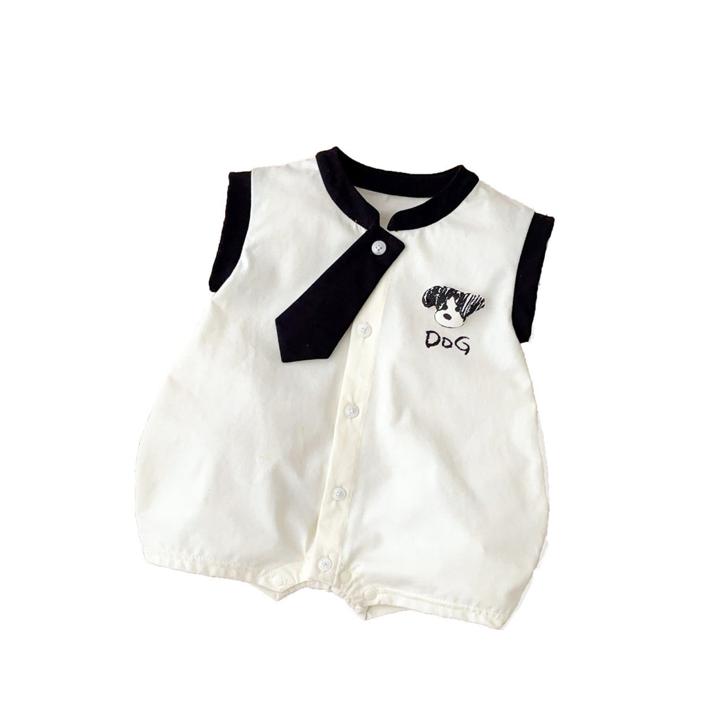 Baby Clothes Sleeveless Romper  Lightweight Newborn Cartoon Onesie