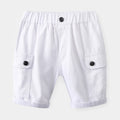 Boy's Five-Panel Shorts Solid Color Casual Short Pants for Kids Mid-Length Pants Wholesale