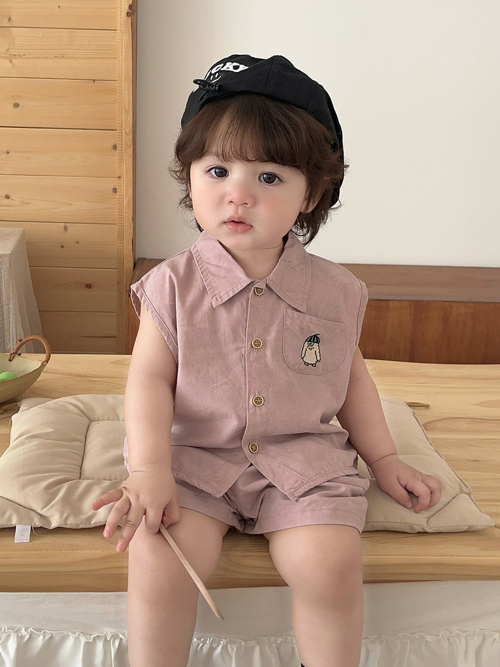 Cool and Lightweight Baby Boy Outfit Set  Loose Shorts Casual Two-Piece Infant Clothing Summer Separates