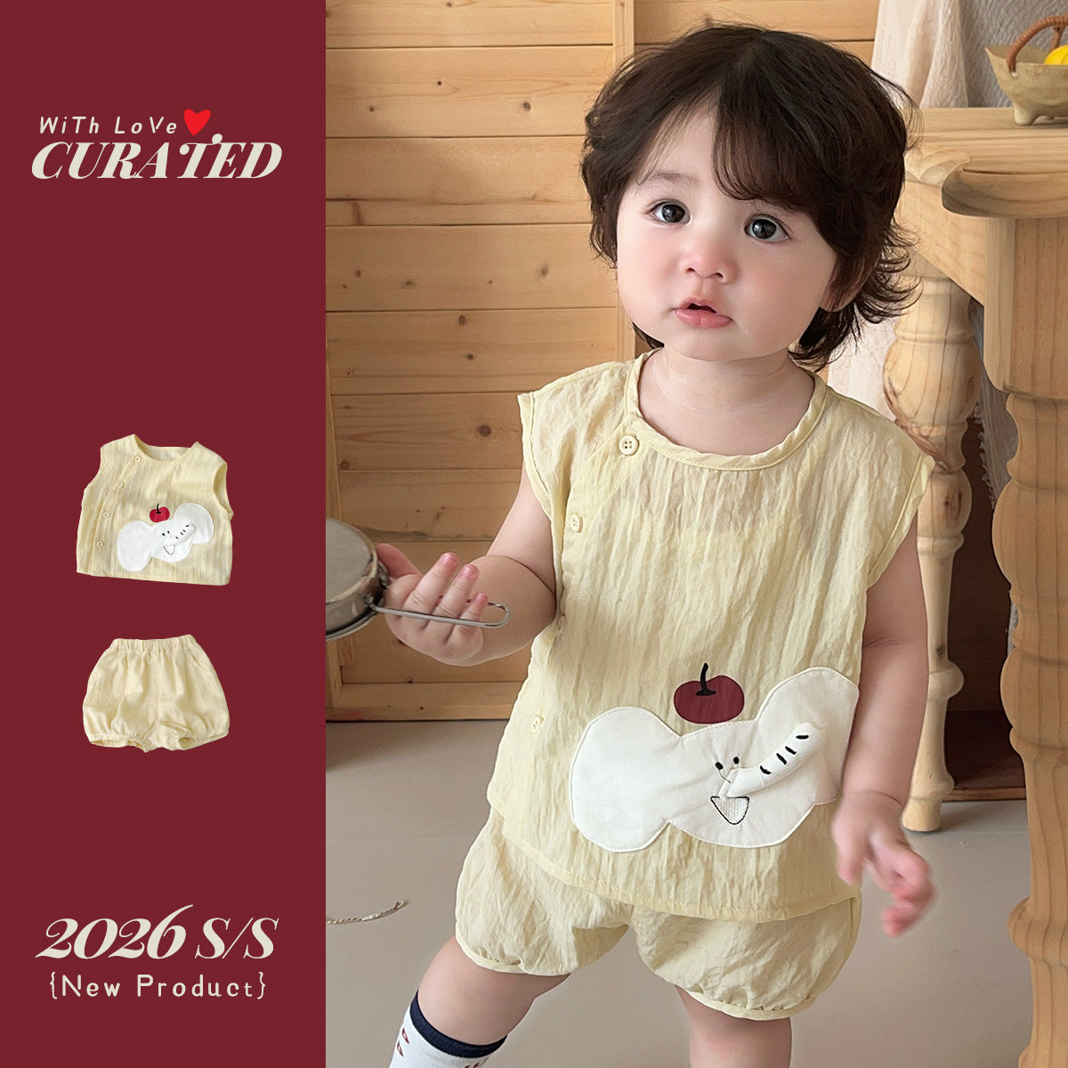 Elephant Print Sleeveless Vest  Lightweight T-Shirt Outfit