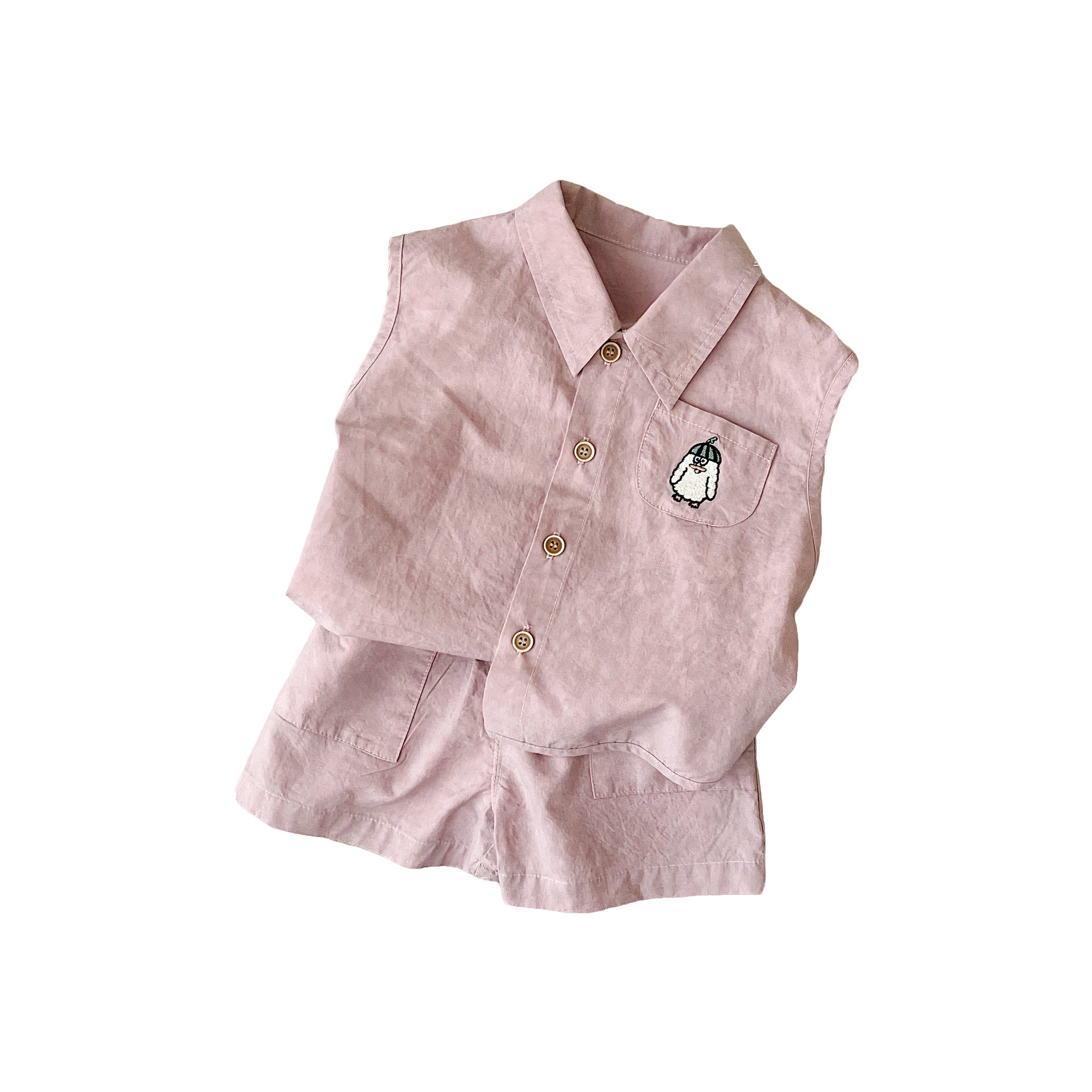 Cool and Lightweight Baby Boy Outfit Set  Loose Shorts Casual Two-Piece Infant Clothing Summer Separates